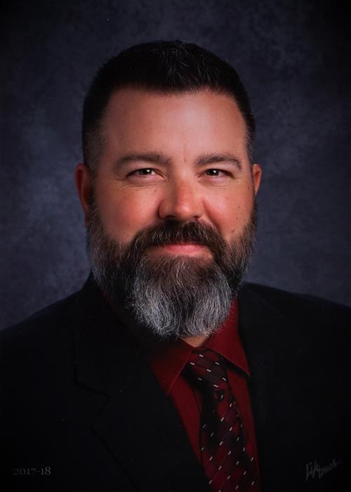 Portrait of BHS head band director Kevin Fallon.  